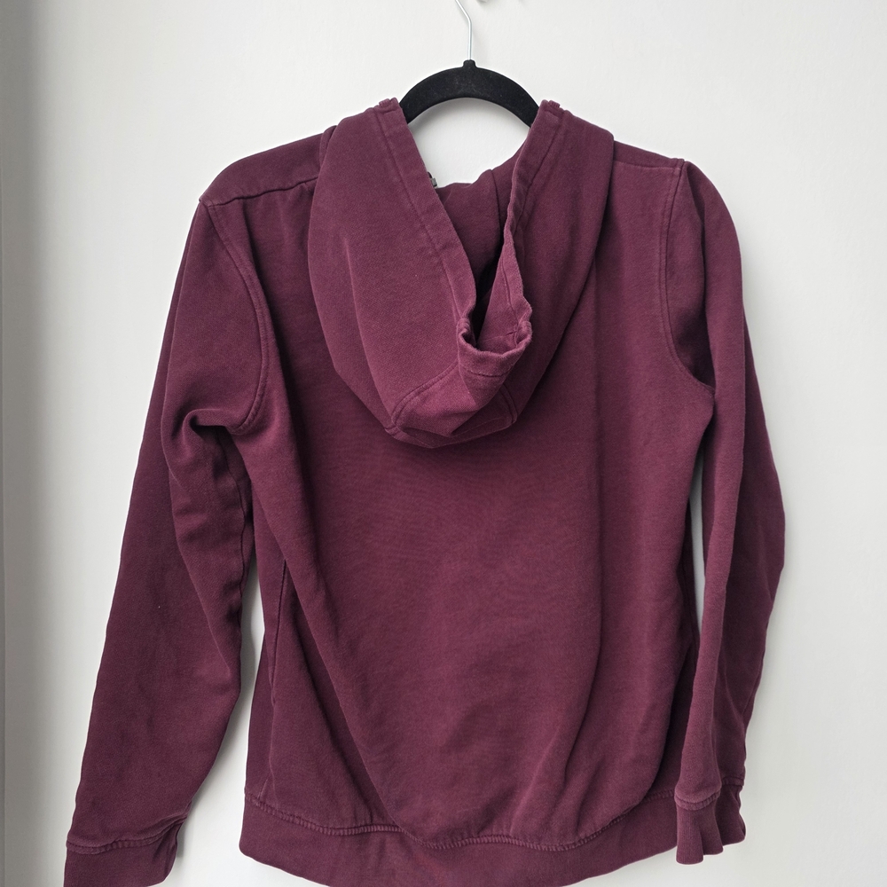 Lyle & Scott Junior Maroon Zip Hoodie Size 14/15 Years - Picture 6 of 9